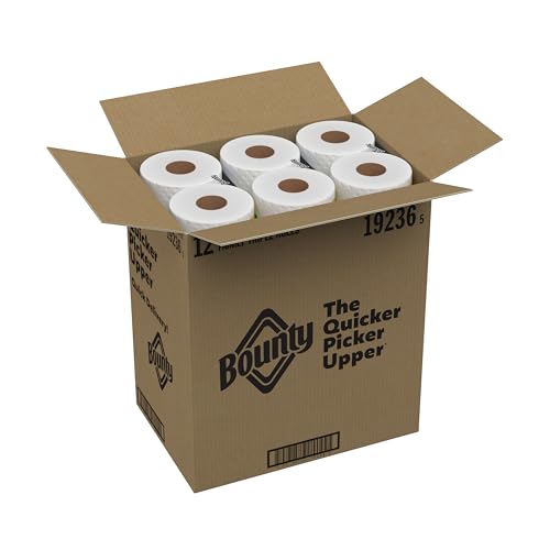 Bounty Quick Size Paper Towels, White, 8 Family Rolls