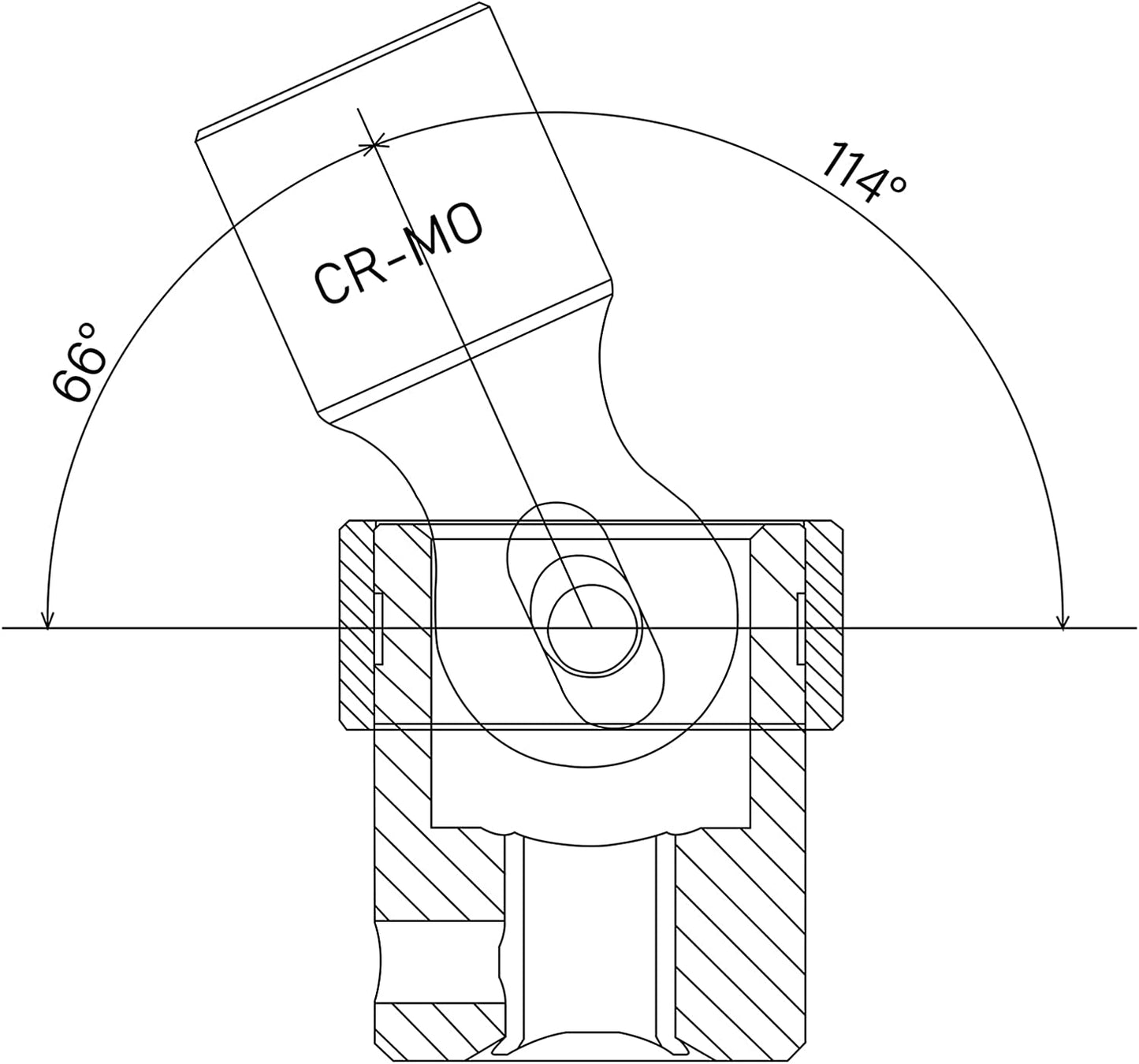 15 PCS 3/8" Drive Standard Universal Impact Socket Set, 6-Point, Metric, 8Mm - 22Mm